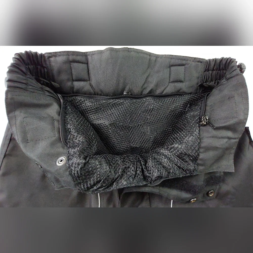 Xtreemgear Motorcycle Pants Mens Black 32x28.5 Cordura Scotchlite Waterproof